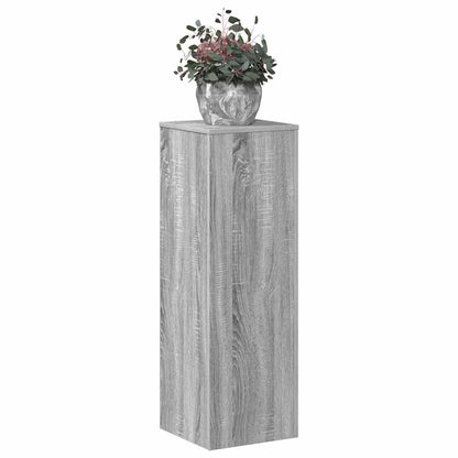 Plant Stand Grey Sonoma 33x33x100 cm Engineered Wood