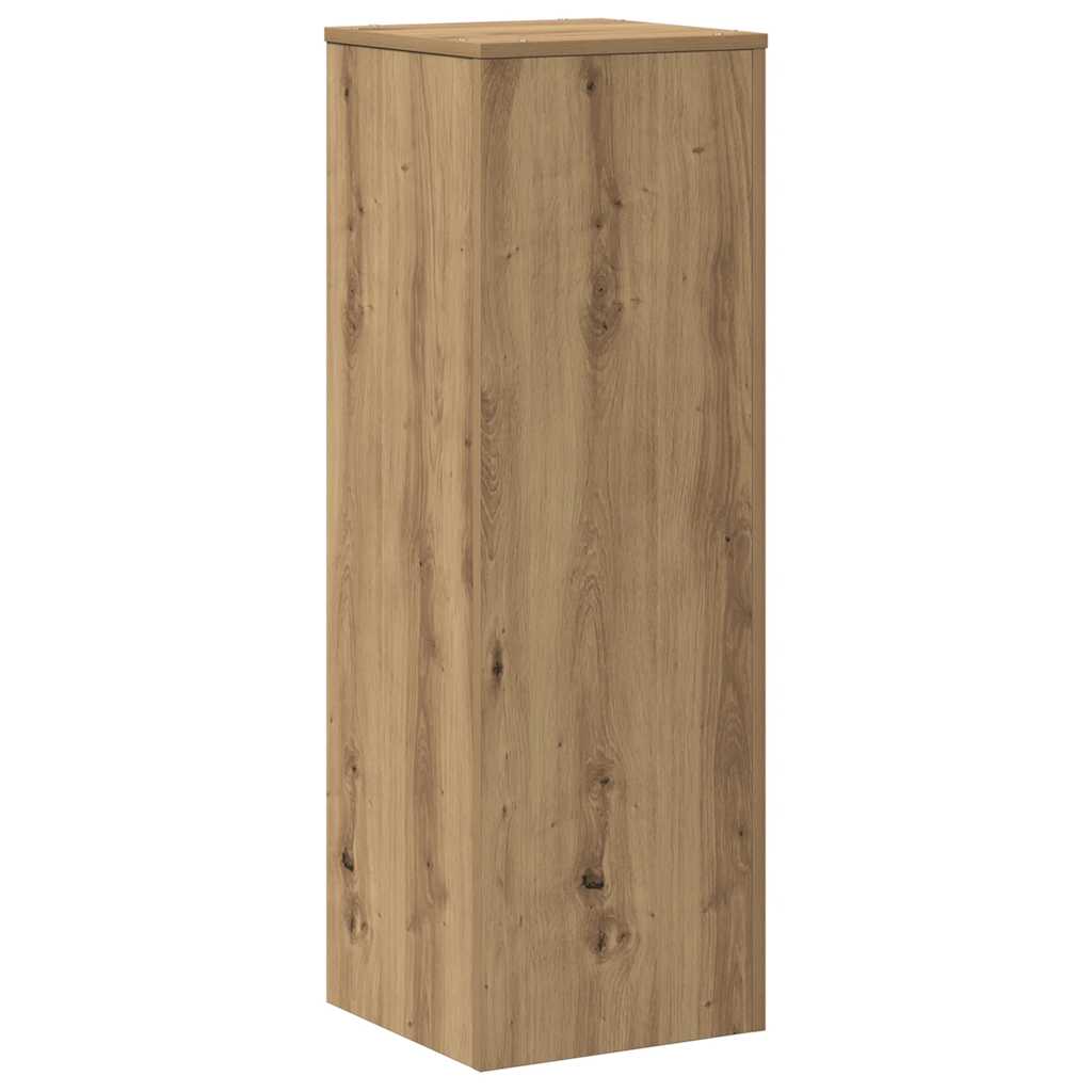 Plant Stand Artisan Oak 33x33x100 cm Engineered Wood