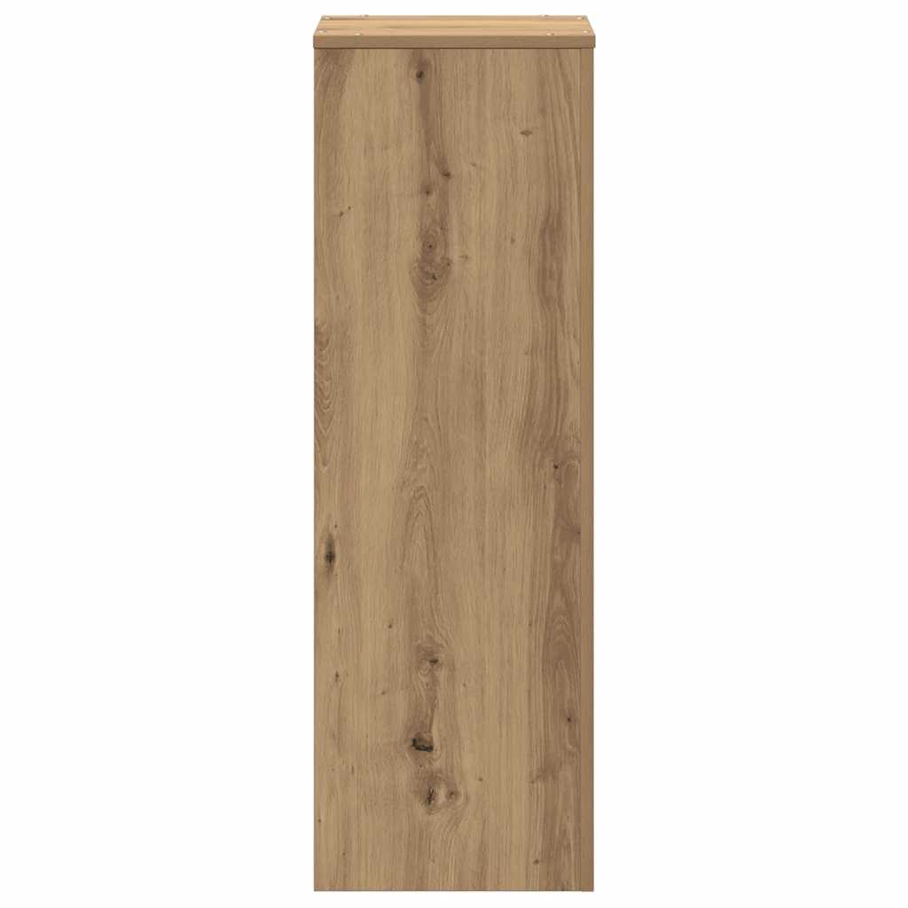 Plant Stand Artisan Oak 33x33x100 cm Engineered Wood