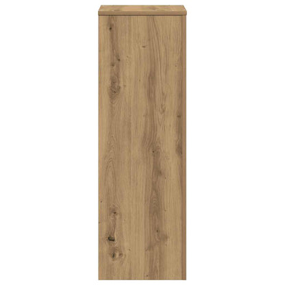 Plant Stand Artisan Oak 33x33x100 cm Engineered Wood