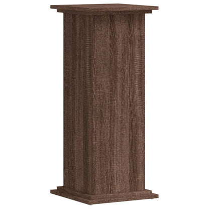 Plant Stand Brown Oak 33x33x80 cm Engineered Wood