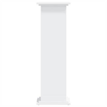 Plant Stand White 33x33x100 cm Engineered Wood