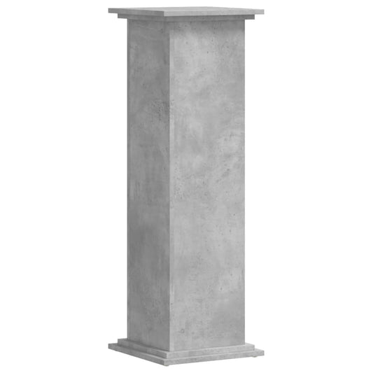 Plant Stand Concrete Grey 33 x 33 x 100 cm Engineered wood
