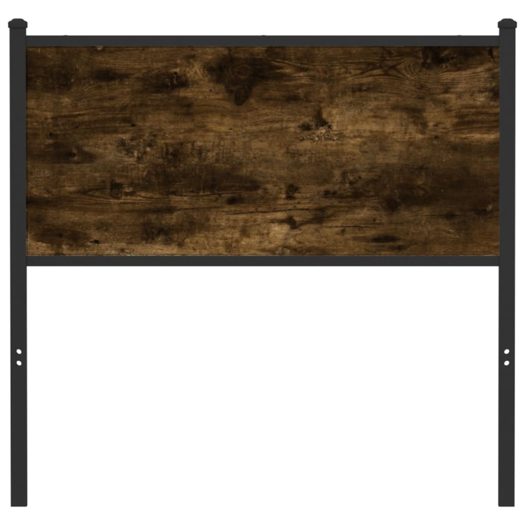 Replace Headboard Smoked Oak 90 cm Engineered Wood and Steel