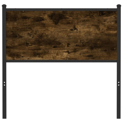 Replace Headboard Smoked Oak 90 cm Engineered Wood and Steel