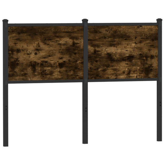 Replace Headboard Smoked Oak 120 cm Engineered Wood and Steel
