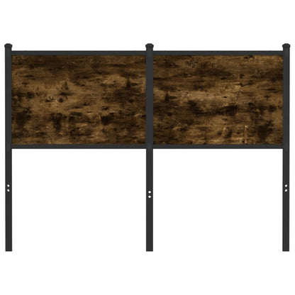 Replace Headboard Smoked Oak 120 cm Engineered Wood and Steel