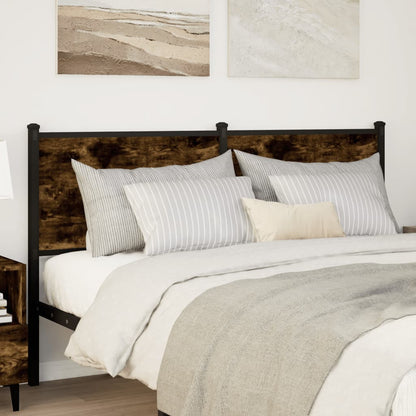 Replace Headboard Smoked Oak 150 cm Engineered Wood and Steel