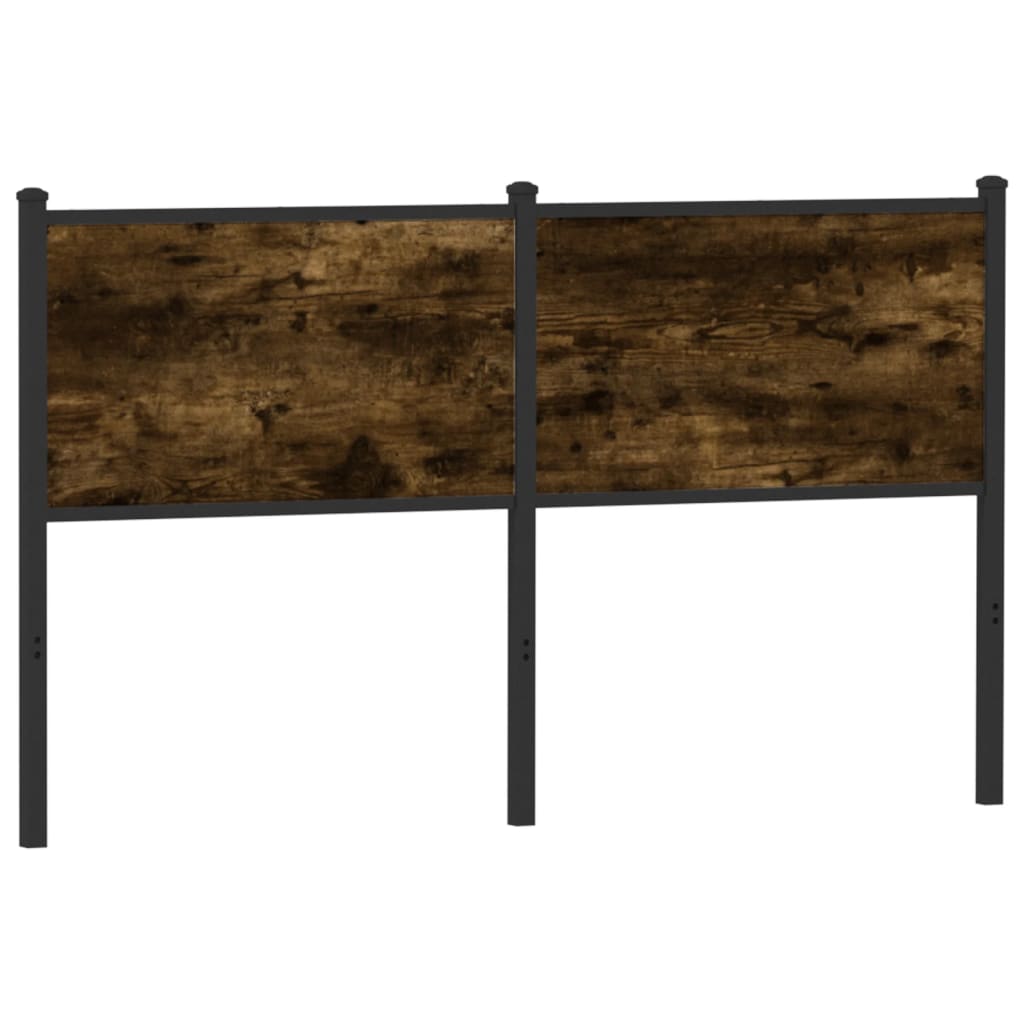Replace Headboard Smoked Oak 150 cm Engineered Wood and Steel