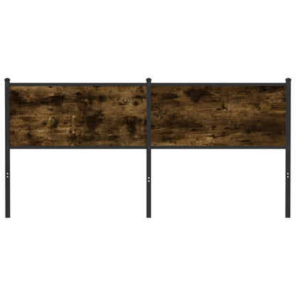 Replace Headboard Smoked Oak 160 cm Engineered Wood and Steel