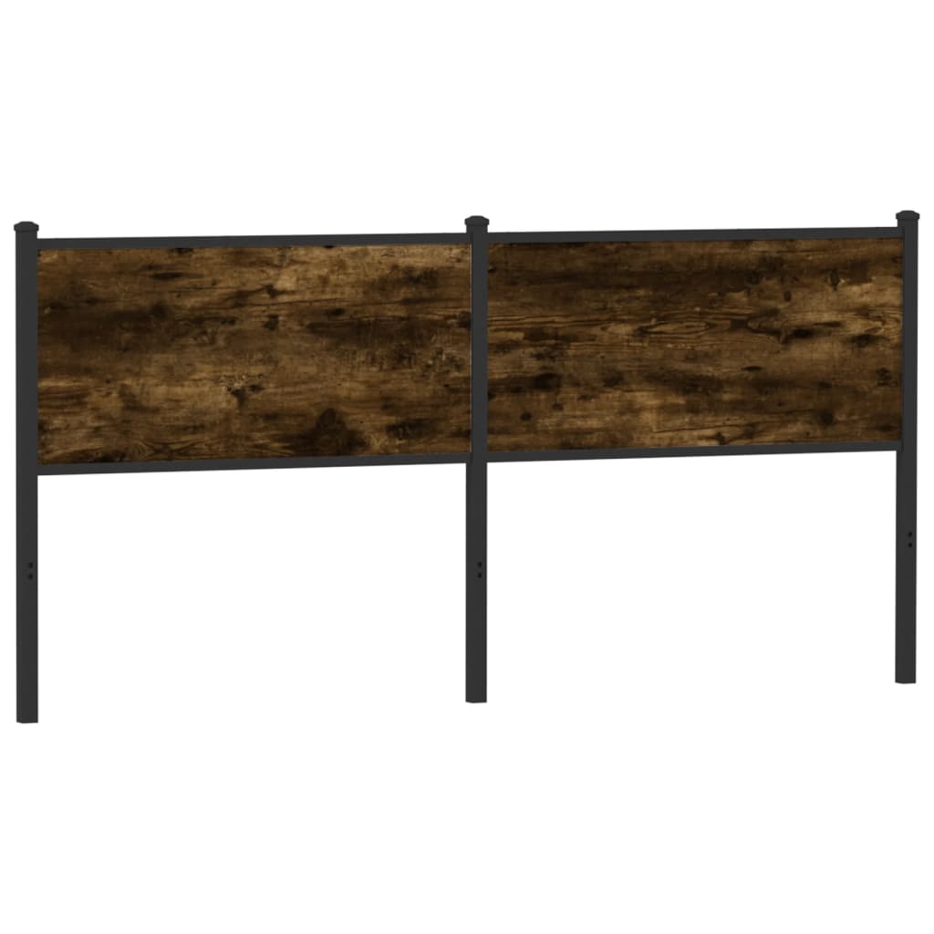 Replace Headboard Smoked Oak 180 cm Engineered Wood and Steel
