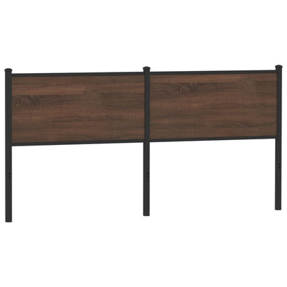 Replace Headboard Brown Oak 160 cm Engineered Wood and Steel