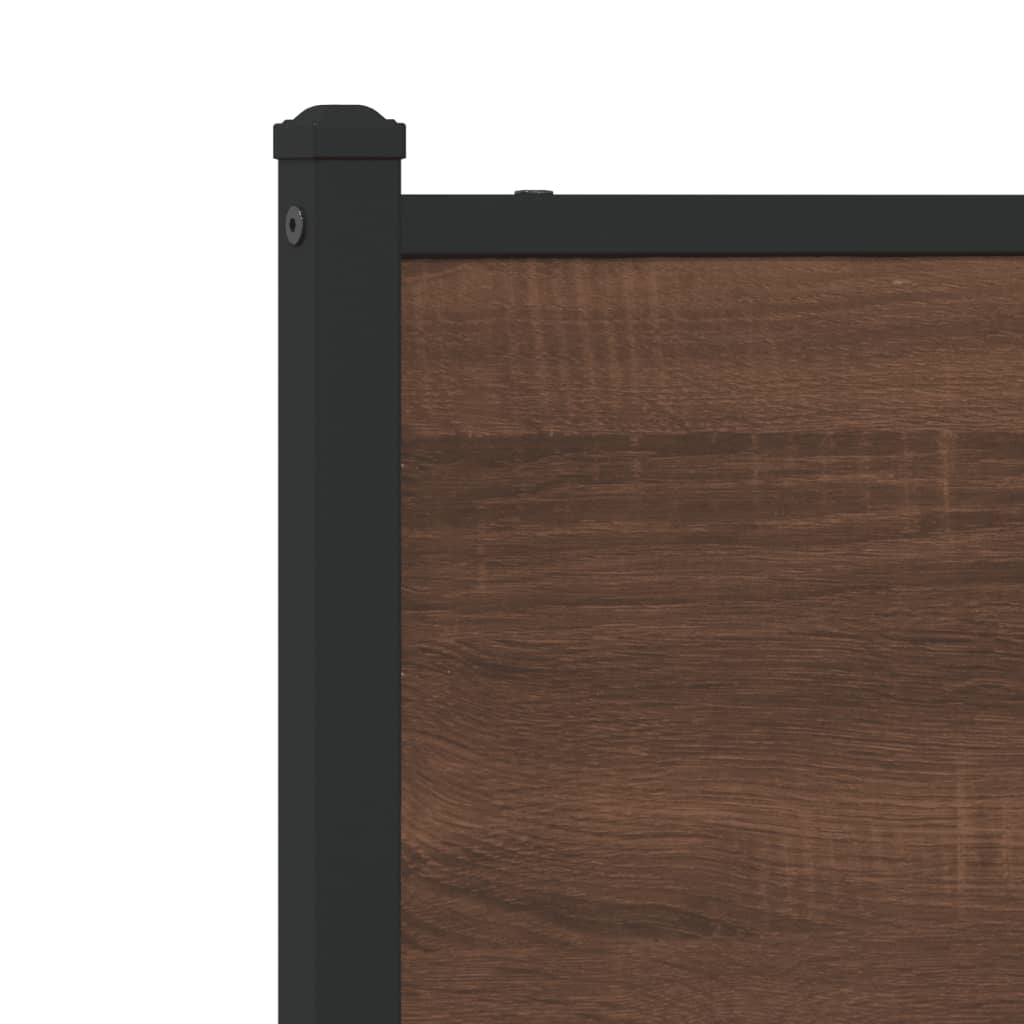 Replace Headboard Brown Oak 180 cm Engineered Wood and Steel