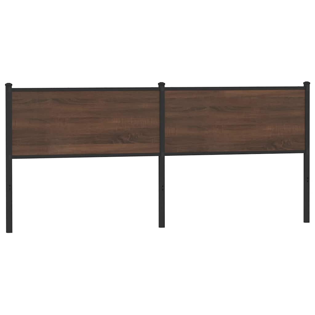Replace Headboard Brown Oak 190 cm Engineered Wood and Steel