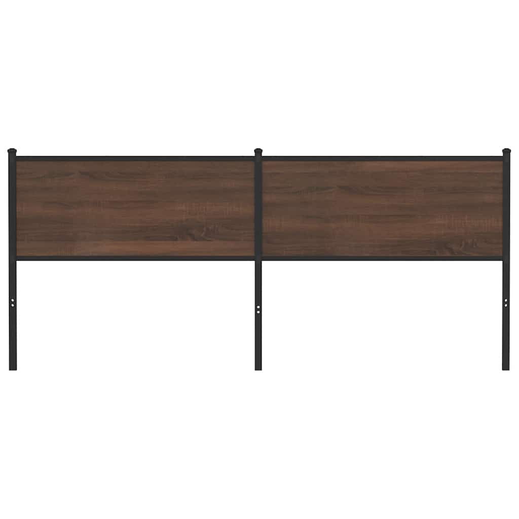 Replace Headboard Brown Oak 190 cm Engineered Wood and Steel