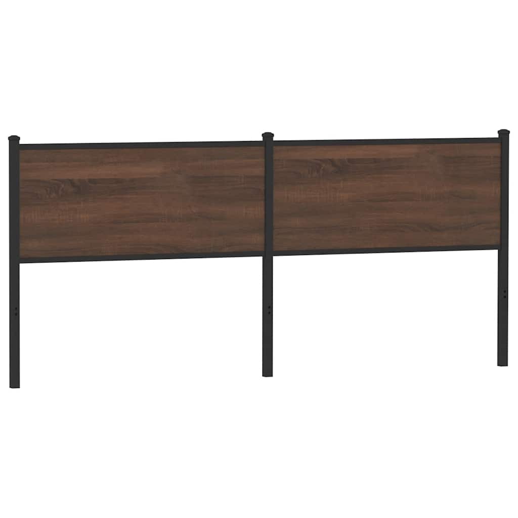 Replace Headboard Brown Oak 190 cm Engineered Wood and Steel