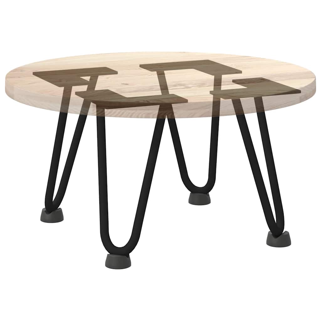 Hairpin Legs for Coffee Table 4 pcs Black 20 cm Solid Steel