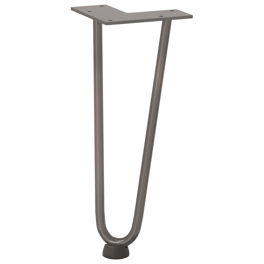 Hairpin Legs for Coffee Table 4 pcs Natural Steel 30 cm Solid Steel