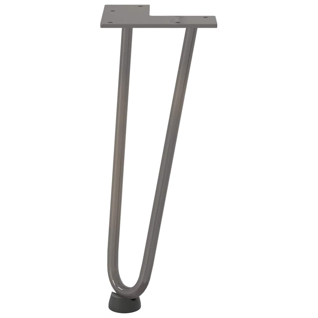 Hairpin Legs for Coffee Table 4 pcs Natural Steel 30 cm Solid Steel