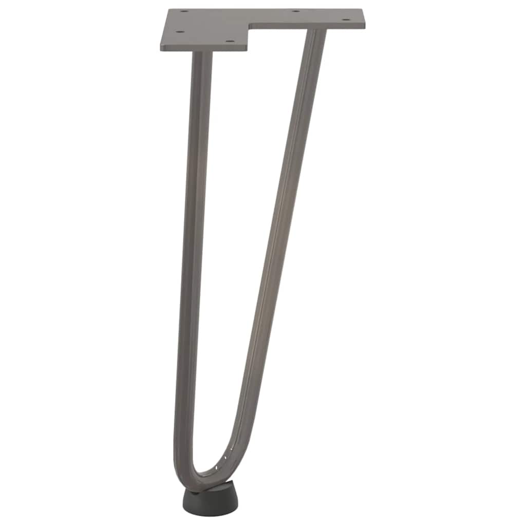 Hairpin Legs for Coffee Table 4 pcs Natural Steel 30 cm Solid Steel