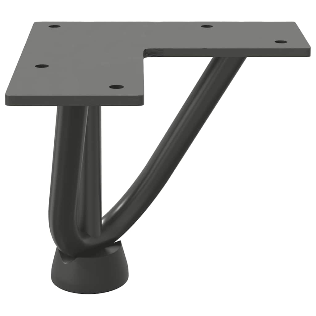 Hairpin Legs for Coffee Table 4 pcs Anthracite 10 cm Solid Steel