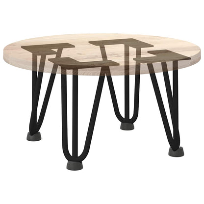 Hairpin Legs for Coffee Table 4 pcs Black 20 cm Solid Steel