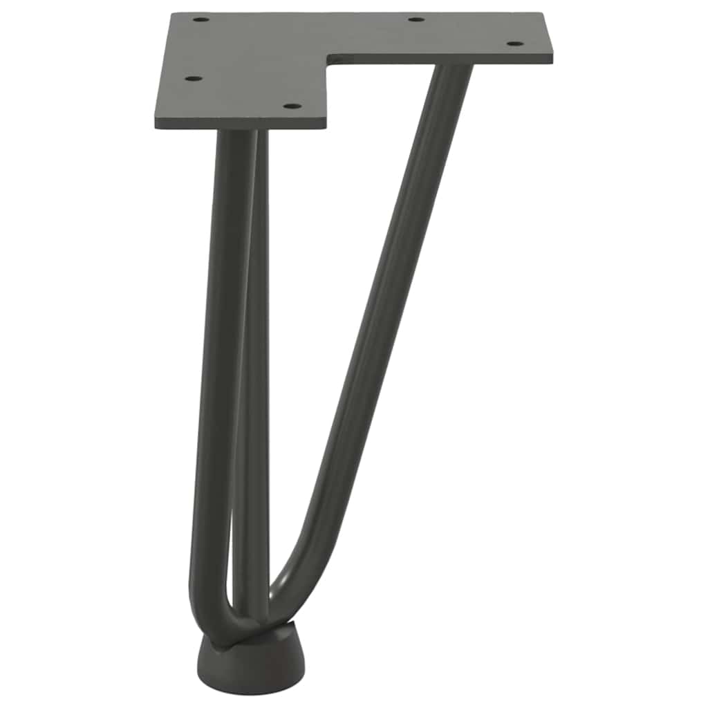 Hairpin Legs for Coffee Table 4 pcs Anthracite 20 cm Solid Steel