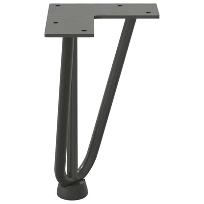 Hairpin Legs for Coffee Table 4 pcs Anthracite 20 cm Solid Steel