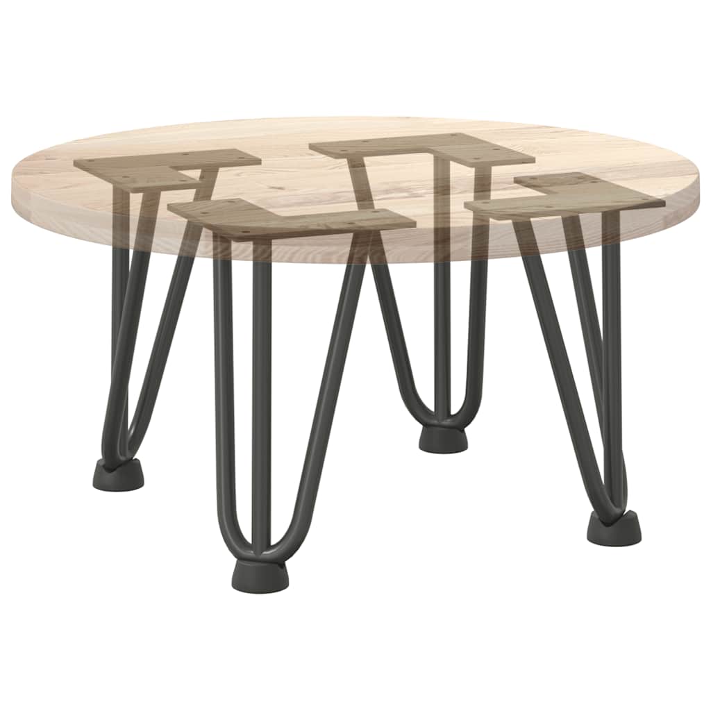 Hairpin Legs for Coffee Table 4 pcs Anthracite 20 cm Solid Steel
