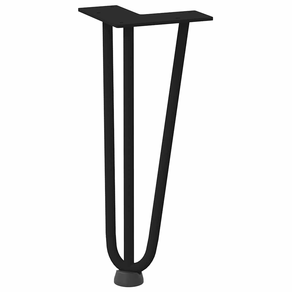 Hairpin Legs for Coffee Table 4 pcs Black 30 cm Solid Steel