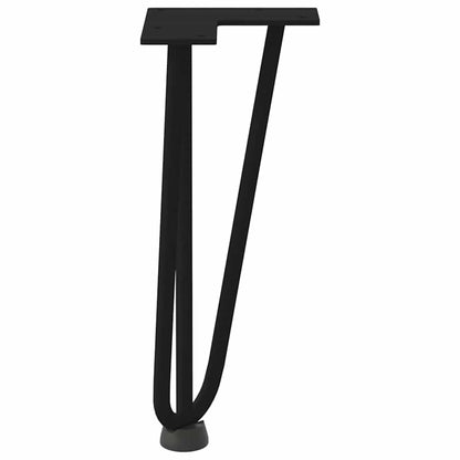 Hairpin Legs for Coffee Table 4 pcs Black 30 cm Solid Steel