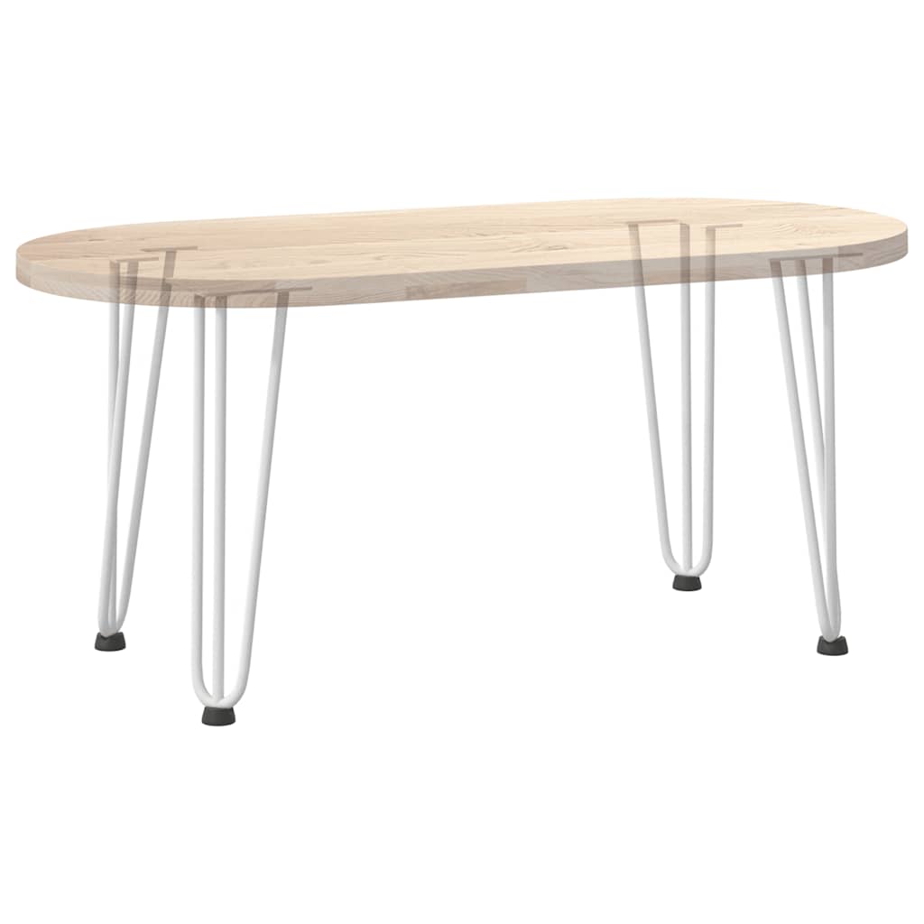 Hairpin Legs for Coffee Table 4 pcs White 42 cm Solid Steel