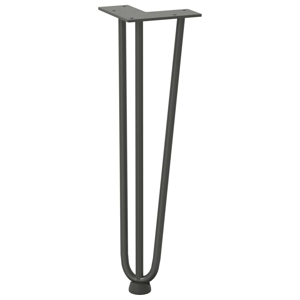 Hairpin Legs for Coffee Table 4 pcs Anthracite 42 cm Solid Steel