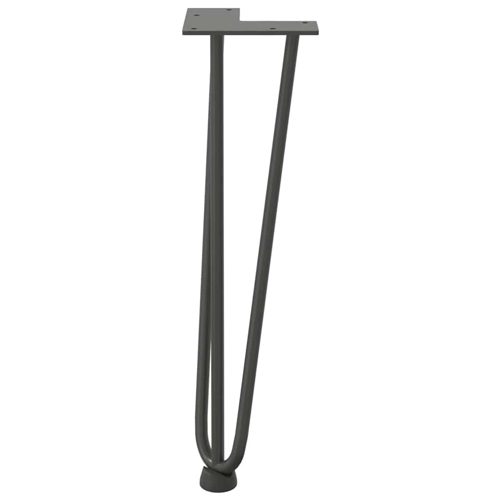 Hairpin Legs for Coffee Table 4 pcs Anthracite 42 cm Solid Steel