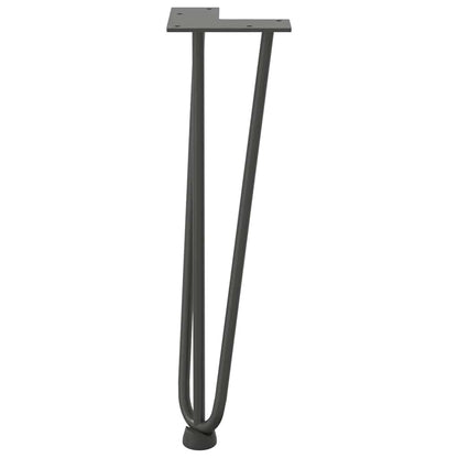 Hairpin Legs for Coffee Table 4 pcs Anthracite 42 cm Solid Steel