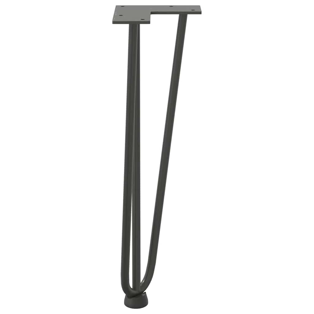 Hairpin Legs for Coffee Table 4 pcs Anthracite 42 cm Solid Steel