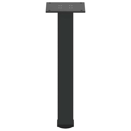 Coffee Table Legs 4 pcs Black 42-44 cm Steel