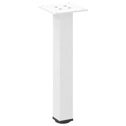 Coffee Table Legs 4 pcs White 42-44 cm Steel