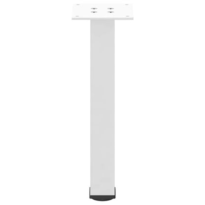 Coffee Table Legs 4 pcs White 42-44 cm Steel