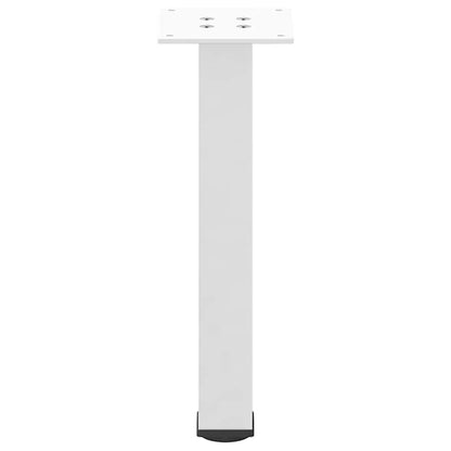 Coffee Table Legs 4 pcs White 42-44 cm Steel