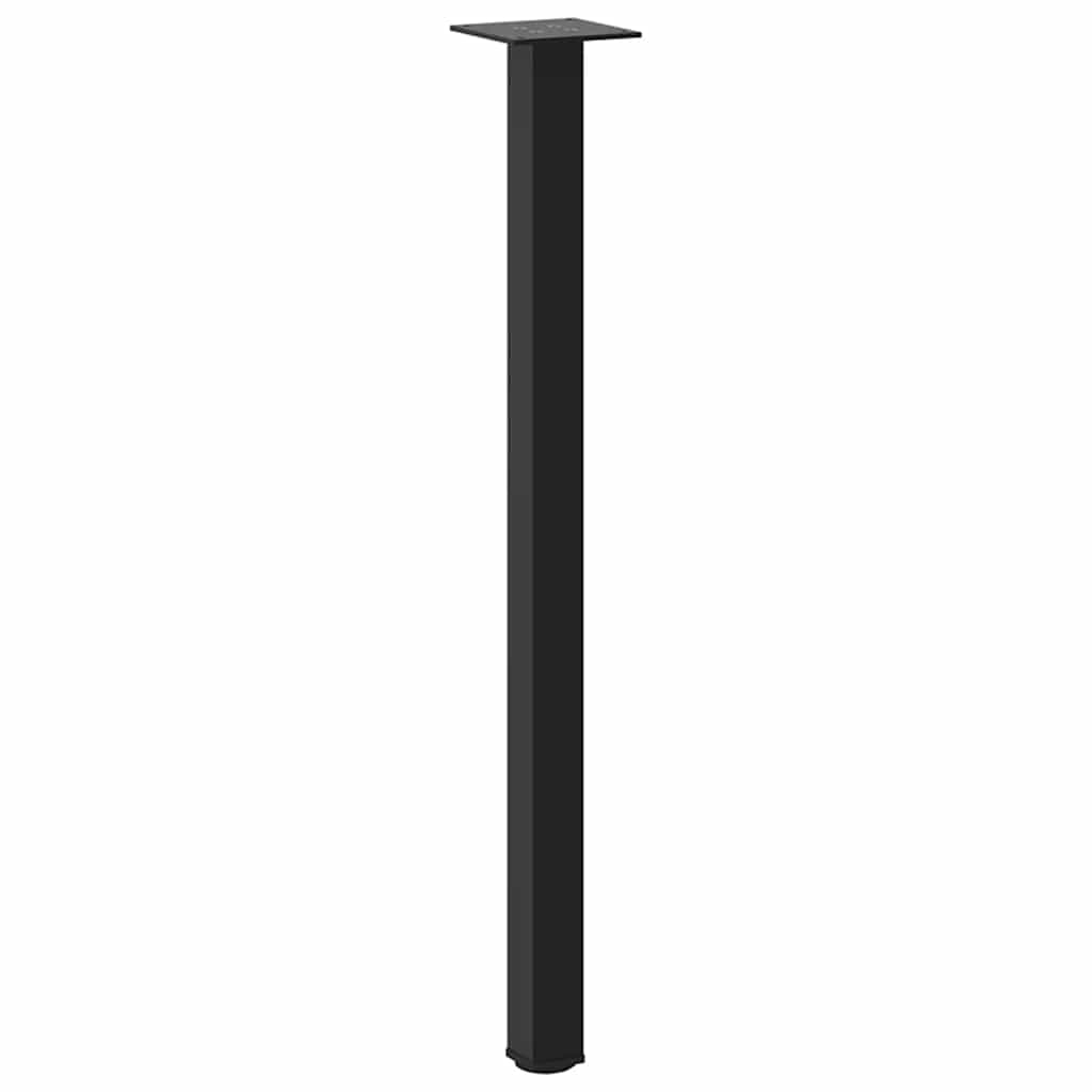 Console Table Legs 4 pcs Black 72-74 cm Steel