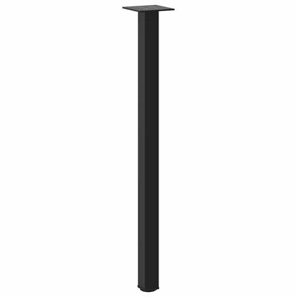 Console Table Legs 4 pcs Black 72-74 cm Steel