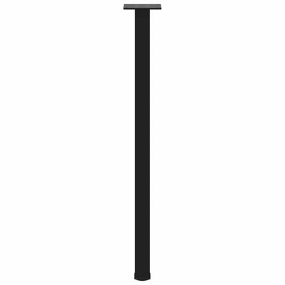 Console Table Legs 4 pcs Black 72-74 cm Steel