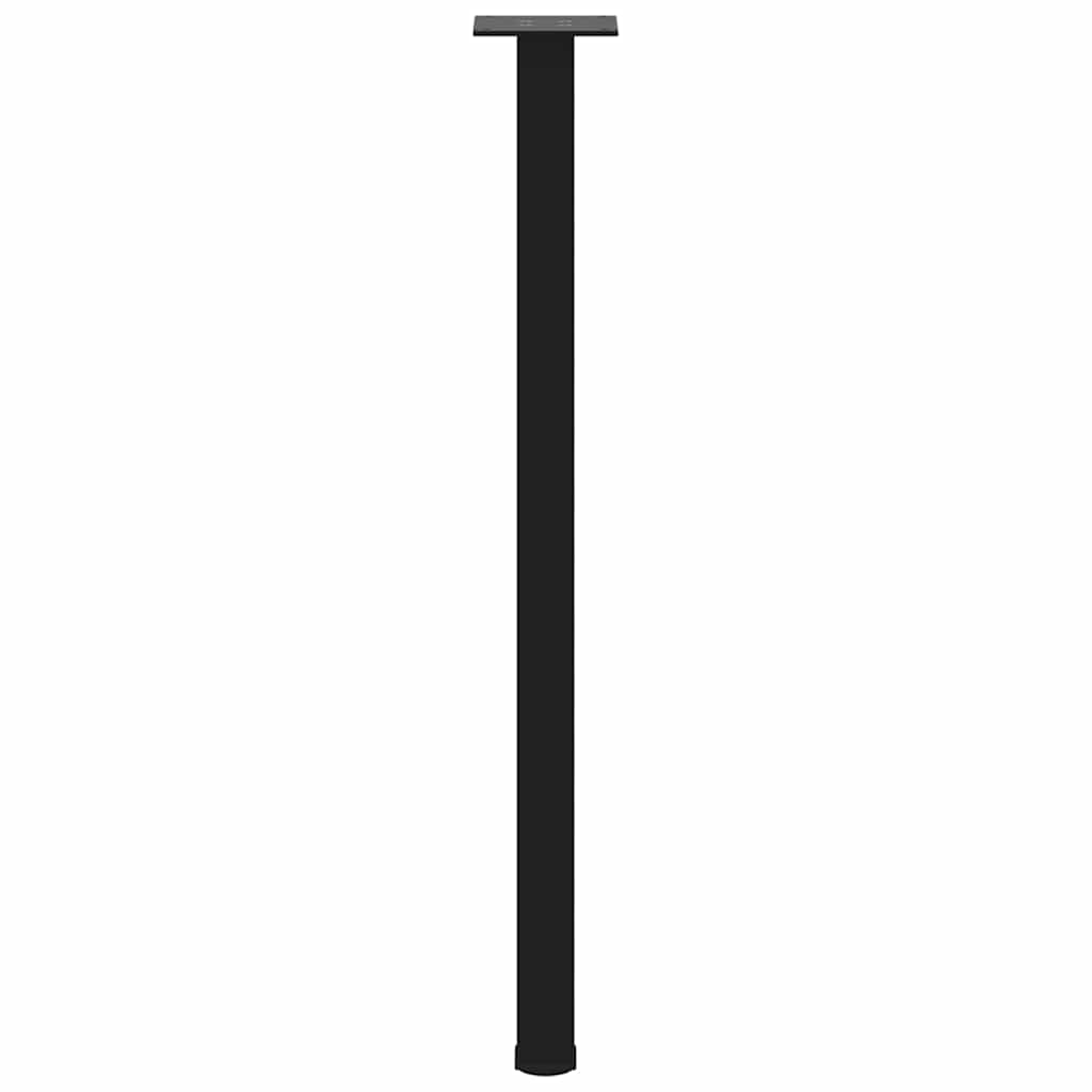 Console Table Legs 4 pcs Black 72-74 cm Steel