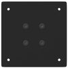 Coffee Table Legs 4 pcs Black 72-74 cm Steel