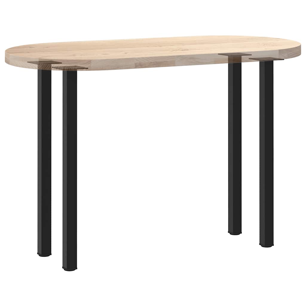 Console Table Legs 4 pcs Black 72-74 cm Steel