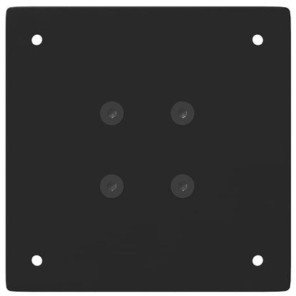 Coffee Table Legs 4 pcs Black 30-32 cm Steel