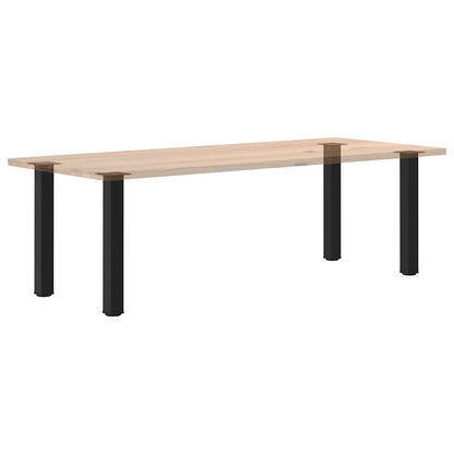Console Table Legs 4 pcs Black 72-74 cm Steel