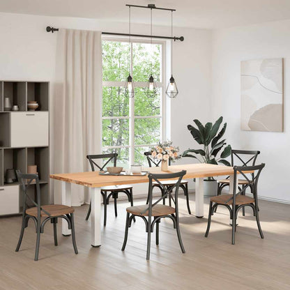 Console Table Legs 4 pcs White 72-74 cm Steel
