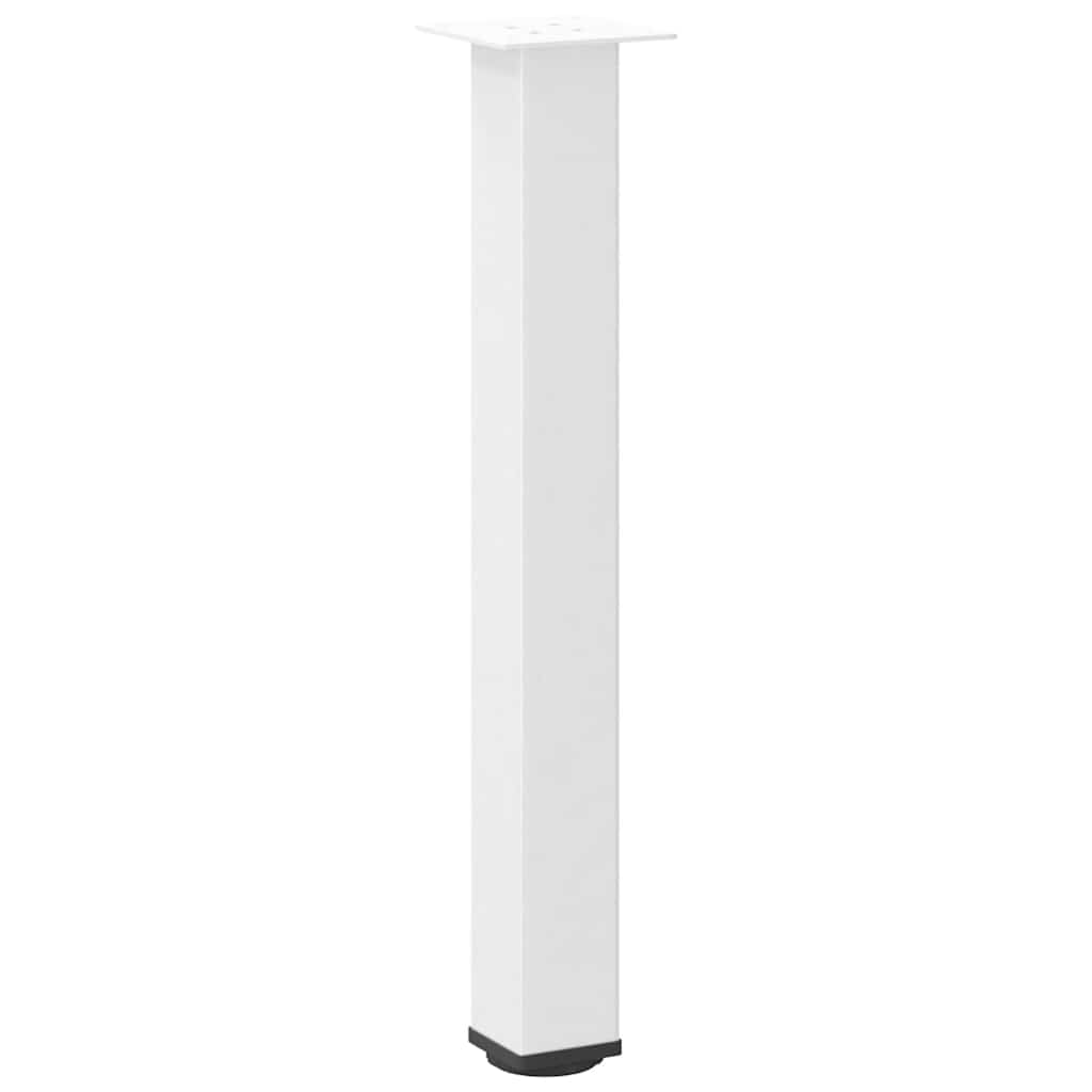Console Table Legs 4 pcs White 72-74 cm Steel